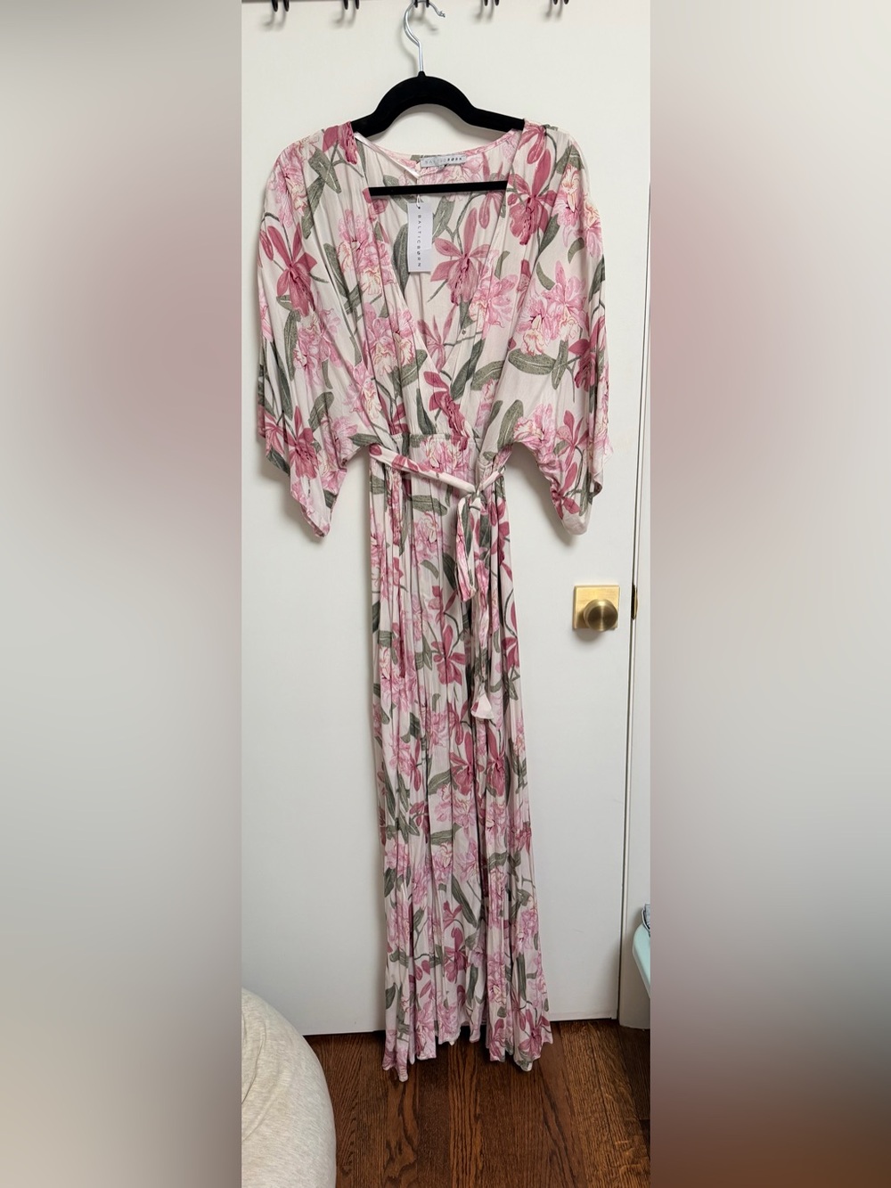 Women’s Pink Floral Wrap Dress - Baltic Born